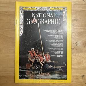Vintage National Geographic June 1972 Salt Marshes Aphrodisias Toradja Gypsies